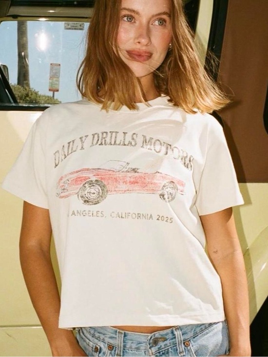 Tops - Daily Drills Red Hot Boxy Tee